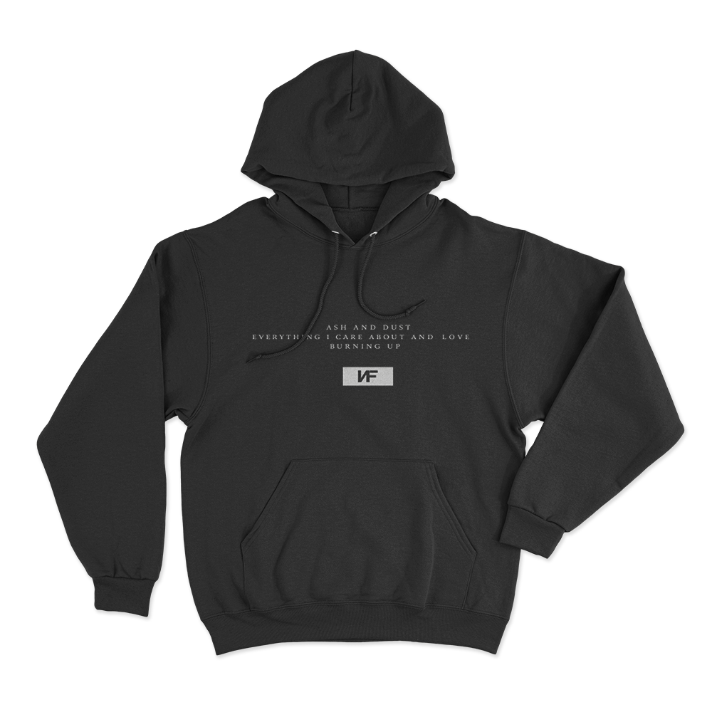 Ash And Dust Quote Unisex Hoodie Black Ash And Dust Quote Unisex Hoodie Black