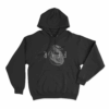 Fear Reverse Text Unisex Hoodie Black