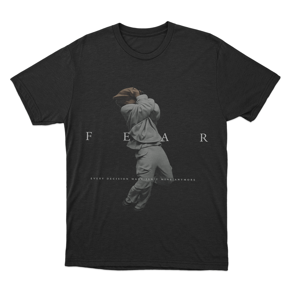 Fear Unisex T Shirt Black Fear Unisex T Shirt Black