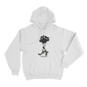 Just Like You Balloon Unisex Hoodie White